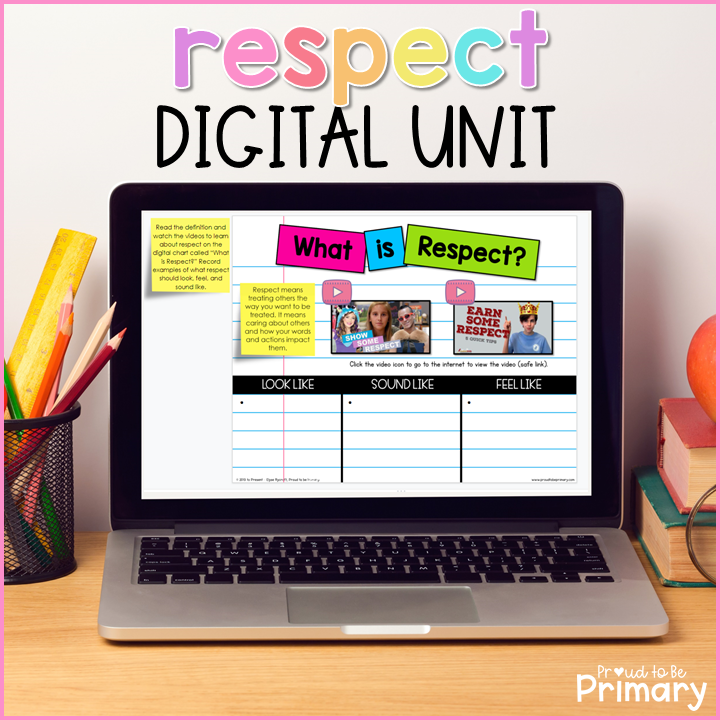 DIGITAL Respect Lessons and Activities for Grades 3-5