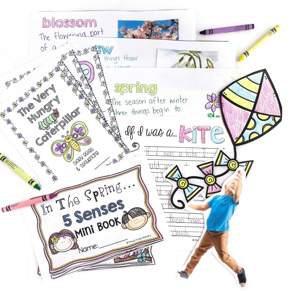 Spring Writing and Word Work Activities - Proud to be Primary