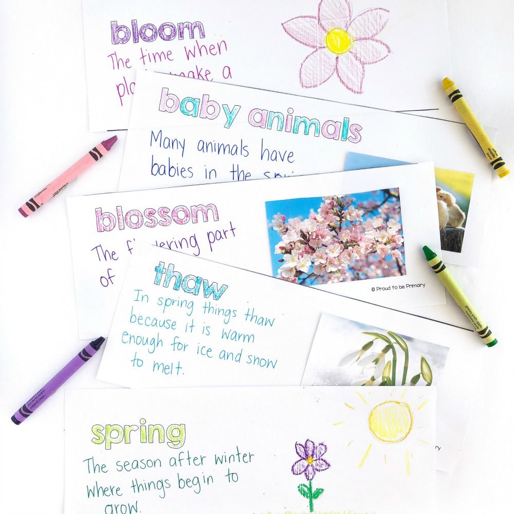Spring Writing and Word Work Activities - Proud to be Primary