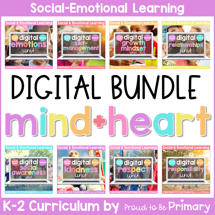 Social Emotional Learning DIGITAL Curriculum for K-2